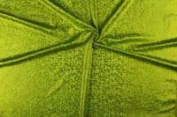 Luxury Elastic Snakeskin Foil Fabric Material - KIWI